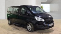 USED 2017 17 FORD TOURNEO CUSTOM 2.0 TDCI 130 310 9 SEAT LWB MINIBUS TITANIUM NO VAT FULL LEATHER !!!! 130 BHP FRESH SERVICE INCLUDED !!!