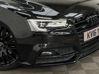 USED 2016 16 AUDI A5 2.0 TFSI Black Edition Plus Sportback 5dr Petrol S Tronic quattro Euro 6 (s/s) (230 ps) 