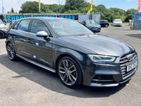 USED 2019 AUDI S3 2.0 TFSI Sportback 5dr Petrol S Tronic quattro Euro 6 (s/s) (300 ps) 