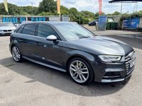 USED 2019 AUDI S3 2.0 TFSI Sportback 5dr Petrol S Tronic quattro Euro 6 (s/s) (300 ps) BLUETOOTH, 2 OWNERS, CRUISE CONTROL