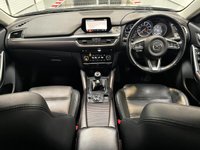 USED 2017 17 MAZDA MAZDA6 2.2 SKYACTIV-D Sport Nav Saloon 4dr Diesel Manual Euro 6 (s/s) (150 ps) &pound;20 TAX+60MPG+LEATHER+PARK+NAV