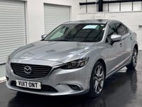USED 2017 17 MAZDA MAZDA6 2.2 SKYACTIV-D Sport Nav Saloon 4dr Diesel Manual Euro 6 (s/s) (150 ps) &pound;20 TAX+60MPG+LEATHER+PARK+NAV