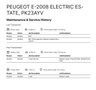 USED 2023 23 PEUGEOT E-2008 50kWh Allure Premium + SUV 5dr Electric Auto (7kW Charger) (136 ps) ONE OWNER FROM NEW