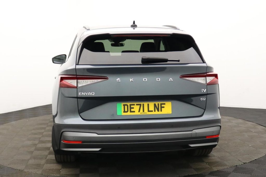 USED 2021 71 SKODA ENYAQ iV 62kWh 60 SUV 5dr Electric Auto (179 ps) Car Play, Sat Nav, Keyess Go