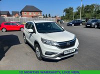 USED 2016 16 HONDA CR-V 1.6 i-DTEC 160 SE 12 MONTH' S WARRANTY,
