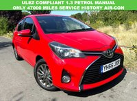 USED 2016 66 TOYOTA YARIS 1.33 Dual VVT-i Icon Hatchback 5dr Petrol Manual Euro 6 (99 ps) ULEZ COMPLIANT PETROL MANUAL