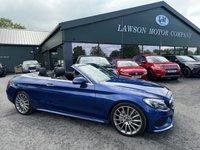 USED 2017 17 MERCEDES-BENZ C CLASS 2.1 C220d AMG Line Cabriolet 2dr Diesel G-Tronic+ Euro 6 (s/s) (170 ps) 