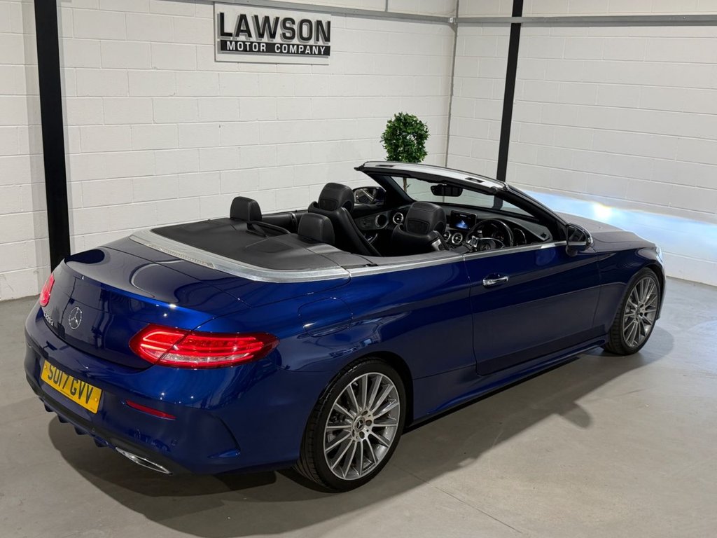 USED 2017 17 MERCEDES-BENZ C CLASS 2.1 C220d AMG Line Cabriolet 2dr Diesel G-Tronic+ Euro 6 (s/s) (170 ps) 