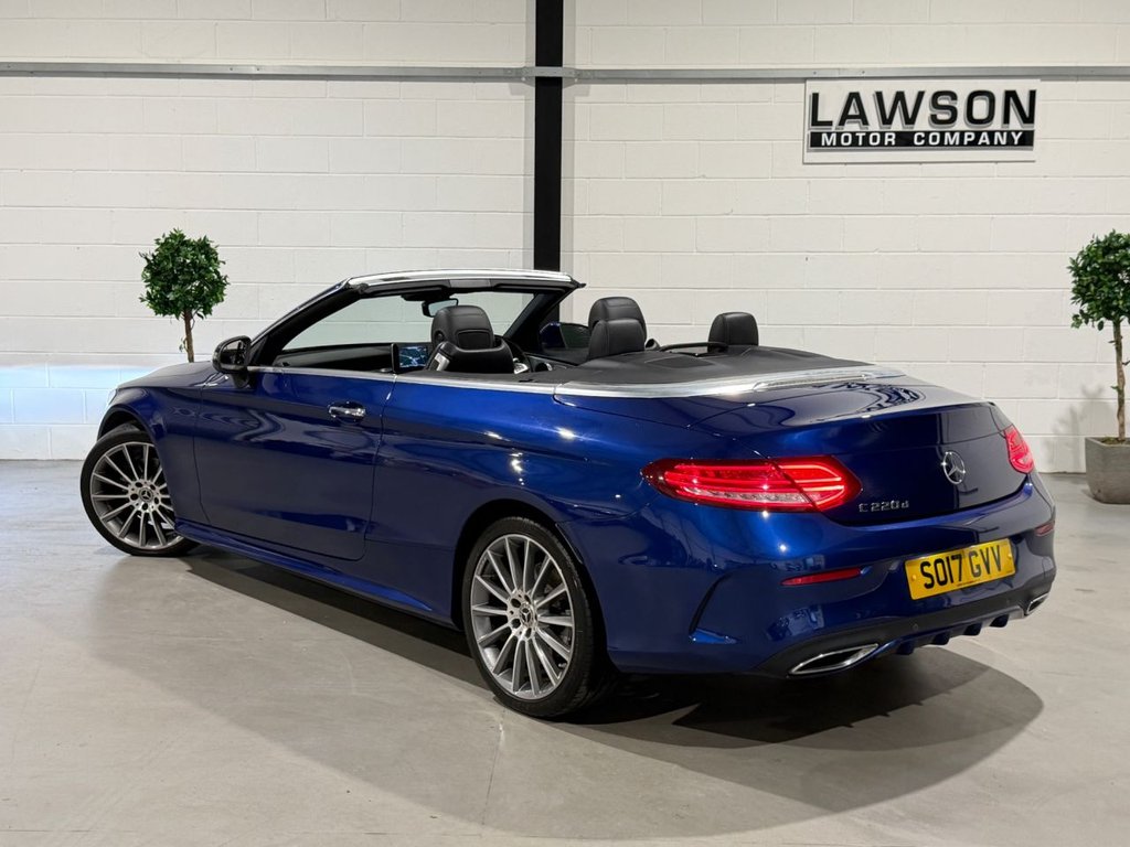 USED 2017 17 MERCEDES-BENZ C CLASS 2.1 C220d AMG Line Cabriolet 2dr Diesel G-Tronic+ Euro 6 (s/s) (170 ps) 