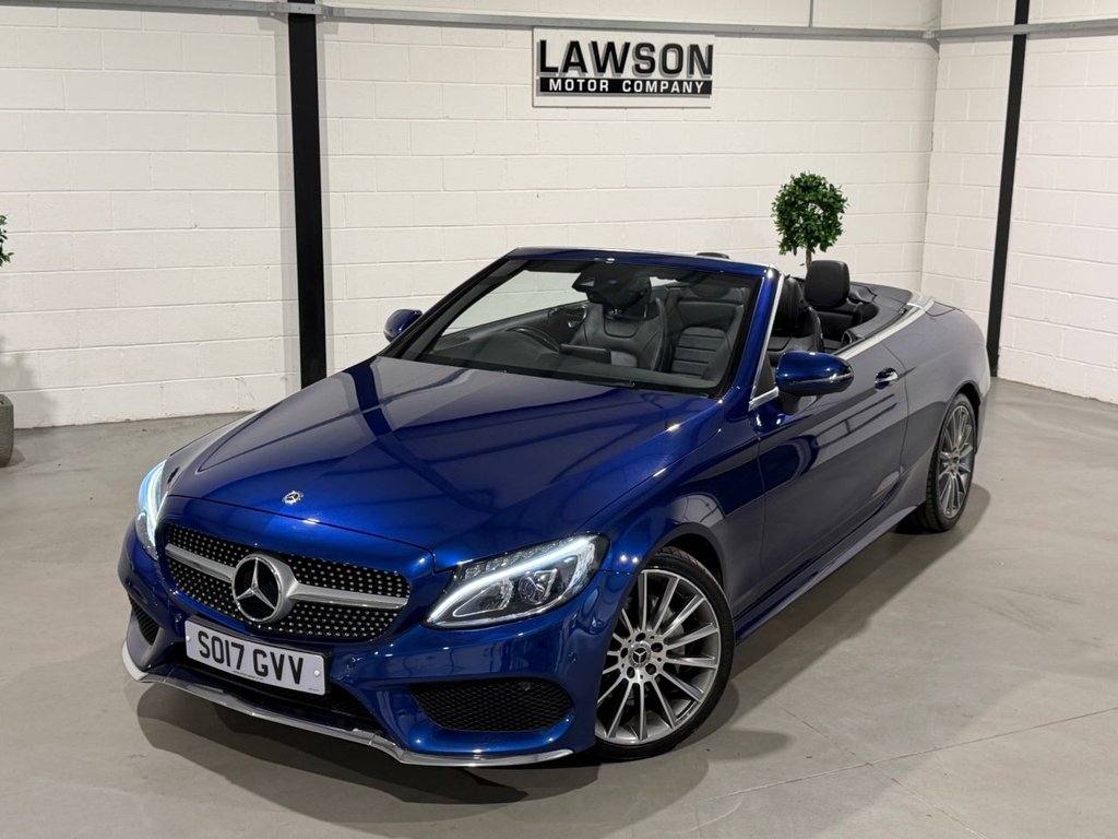 USED 2017 17 MERCEDES-BENZ C CLASS 2.1 C220d AMG Line Cabriolet 2dr Diesel G-Tronic+ Euro 6 (s/s) (170 ps) 