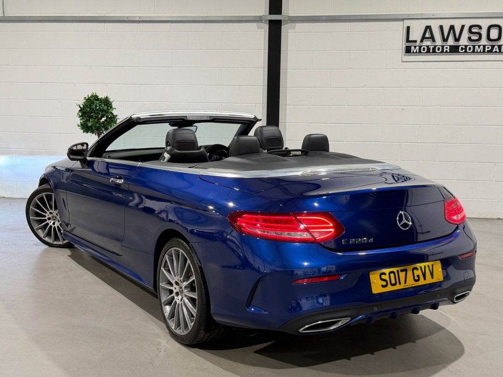 USED 2017 17 MERCEDES-BENZ C CLASS 2.1 C220d AMG Line Cabriolet 2dr Diesel G-Tronic+ Euro 6 (s/s) (170 ps) 