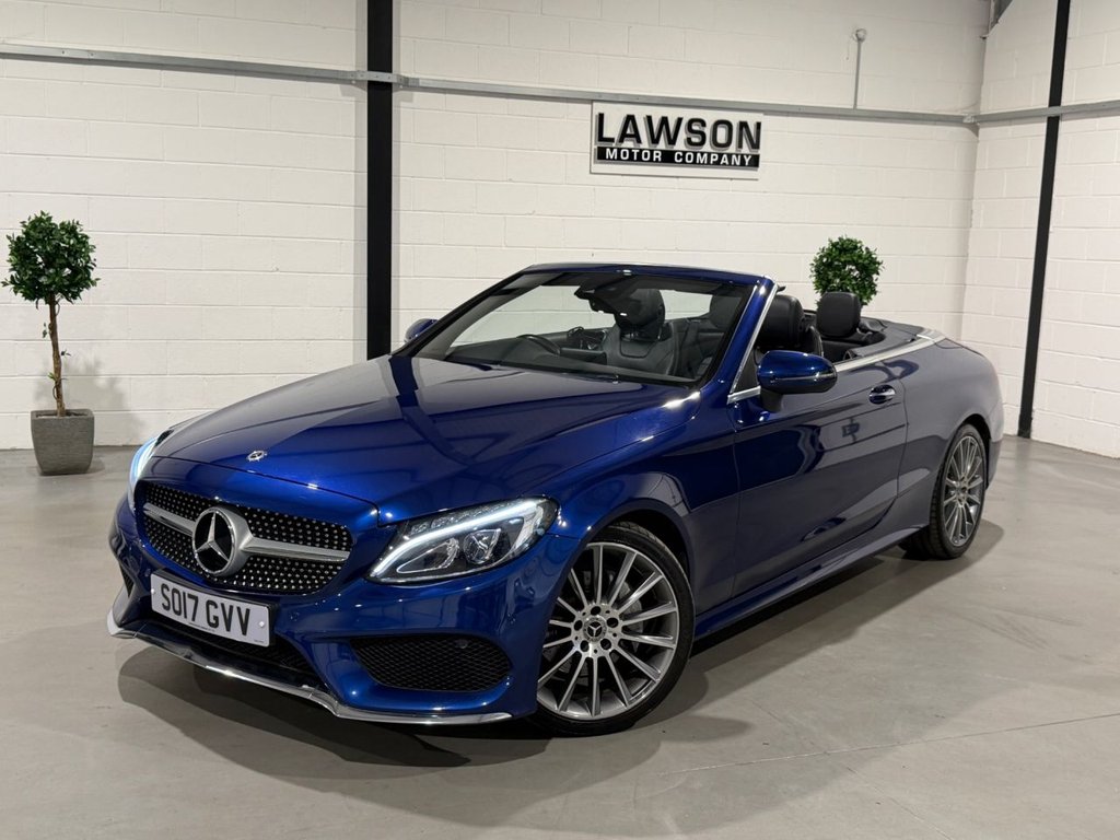 USED 2017 17 MERCEDES-BENZ C CLASS 2.1 C220d AMG Line Cabriolet 2dr Diesel G-Tronic+ Euro 6 (s/s) (170 ps) 