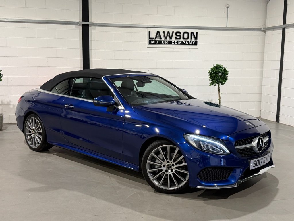 USED 2017 17 MERCEDES-BENZ C CLASS 2.1 C220d AMG Line Cabriolet 2dr Diesel G-Tronic+ Euro 6 (s/s) (170 ps) 