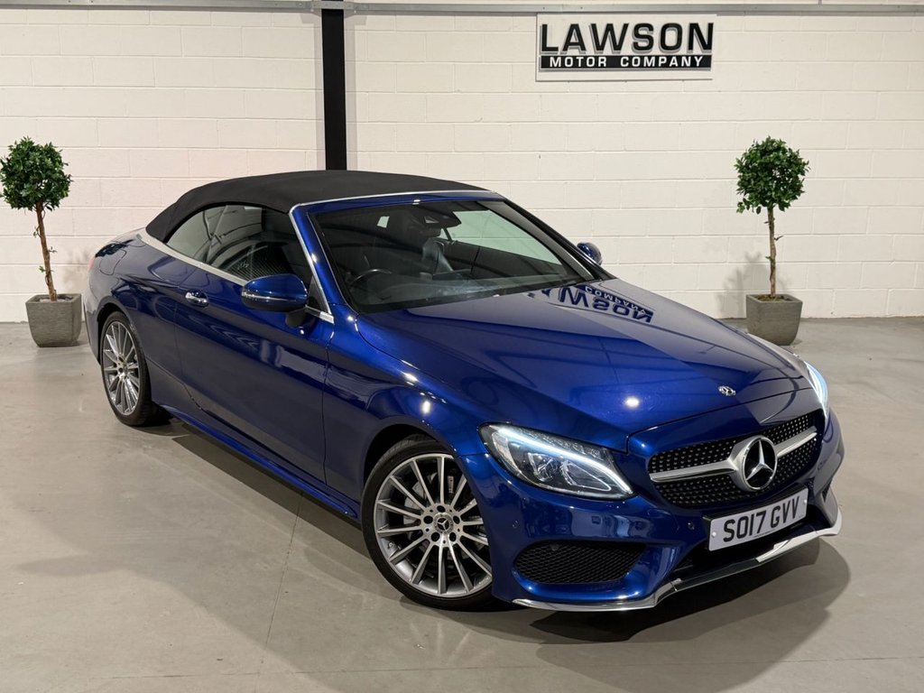 USED 2017 17 MERCEDES-BENZ C CLASS 2.1 C220d AMG Line Cabriolet 2dr Diesel G-Tronic+ Euro 6 (s/s) (170 ps) 