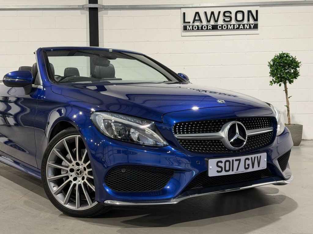 USED 2017 17 MERCEDES-BENZ C CLASS 2.1 C220d AMG Line Cabriolet 2dr Diesel G-Tronic+ Euro 6 (s/s) (170 ps) 