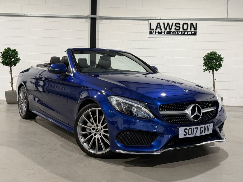USED 2017 17 MERCEDES-BENZ C CLASS 2.1 C220d AMG Line Cabriolet 2dr Diesel G-Tronic+ Euro 6 (s/s) (170 ps) 