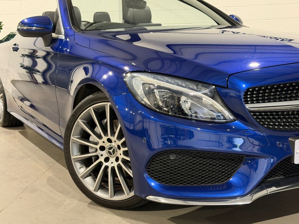 USED 2017 17 MERCEDES-BENZ C CLASS 2.1 C220d AMG Line Cabriolet 2dr Diesel G-Tronic+ Euro 6 (s/s) (170 ps) 