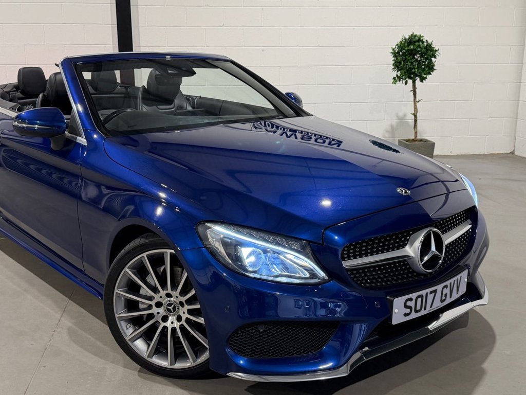 USED 2017 17 MERCEDES-BENZ C CLASS 2.1 C220d AMG Line Cabriolet 2dr Diesel G-Tronic+ Euro 6 (s/s) (170 ps) 