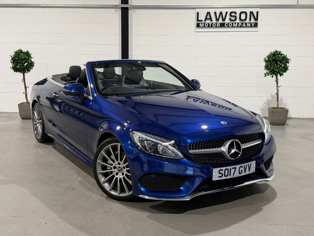 USED 2017 17 MERCEDES-BENZ C CLASS 2.1 C220d AMG Line Cabriolet 2dr Diesel G-Tronic+ Euro 6 (s/s) (170 ps) 