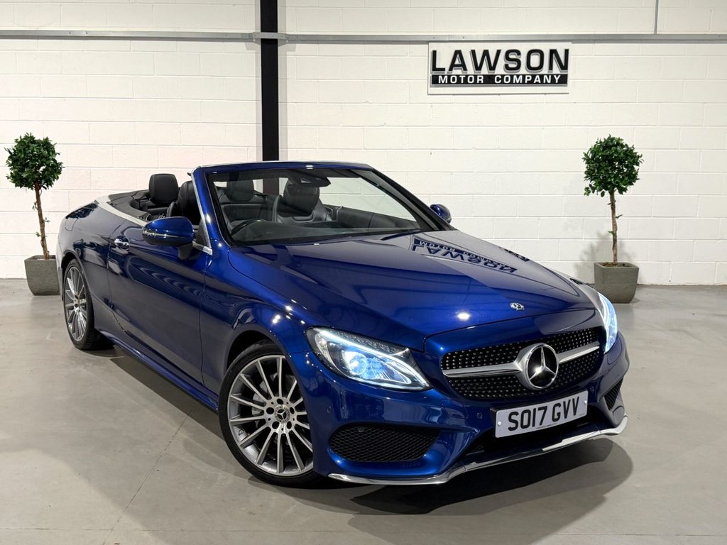 USED 2017 17 MERCEDES-BENZ C CLASS 2.1 C220d AMG Line Cabriolet 2dr Diesel G-Tronic+ Euro 6 (s/s) (170 ps) 