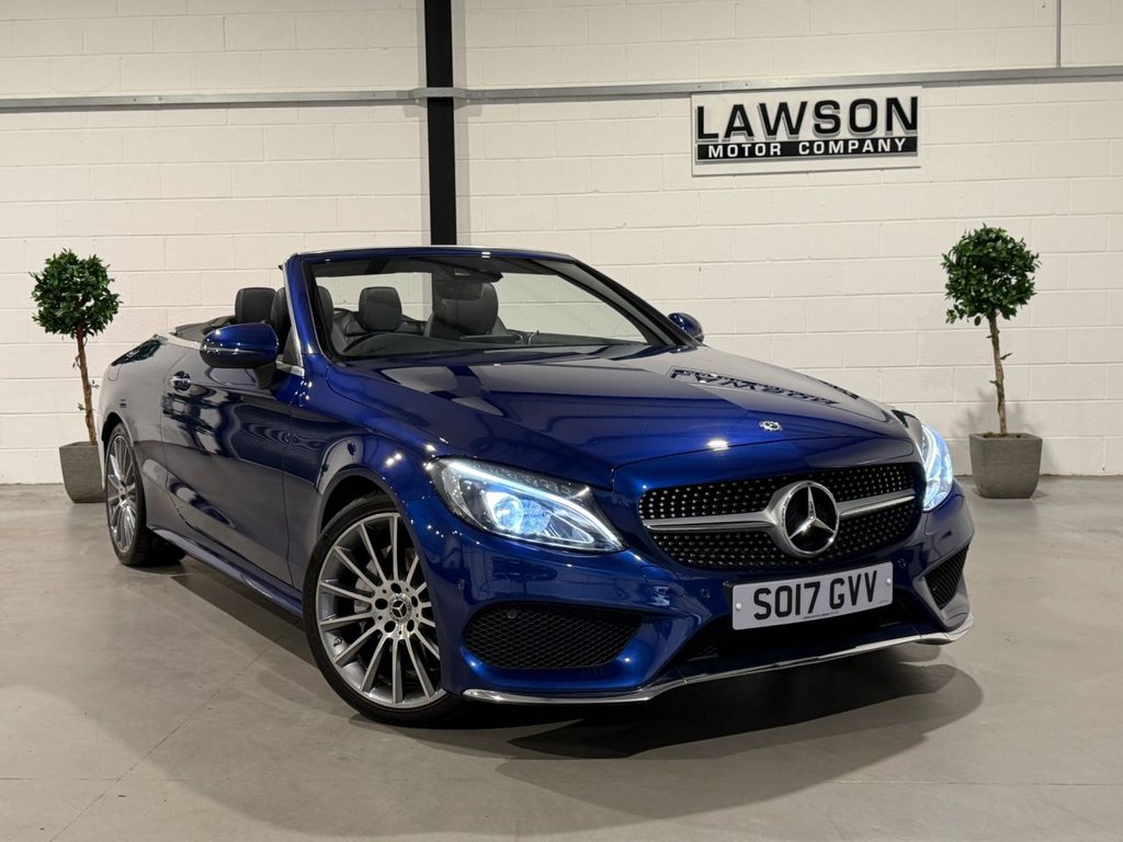 USED 2017 17 MERCEDES-BENZ C CLASS 2.1 C220d AMG Line Cabriolet 2dr Diesel G-Tronic+ Euro 6 (s/s) (170 ps) 