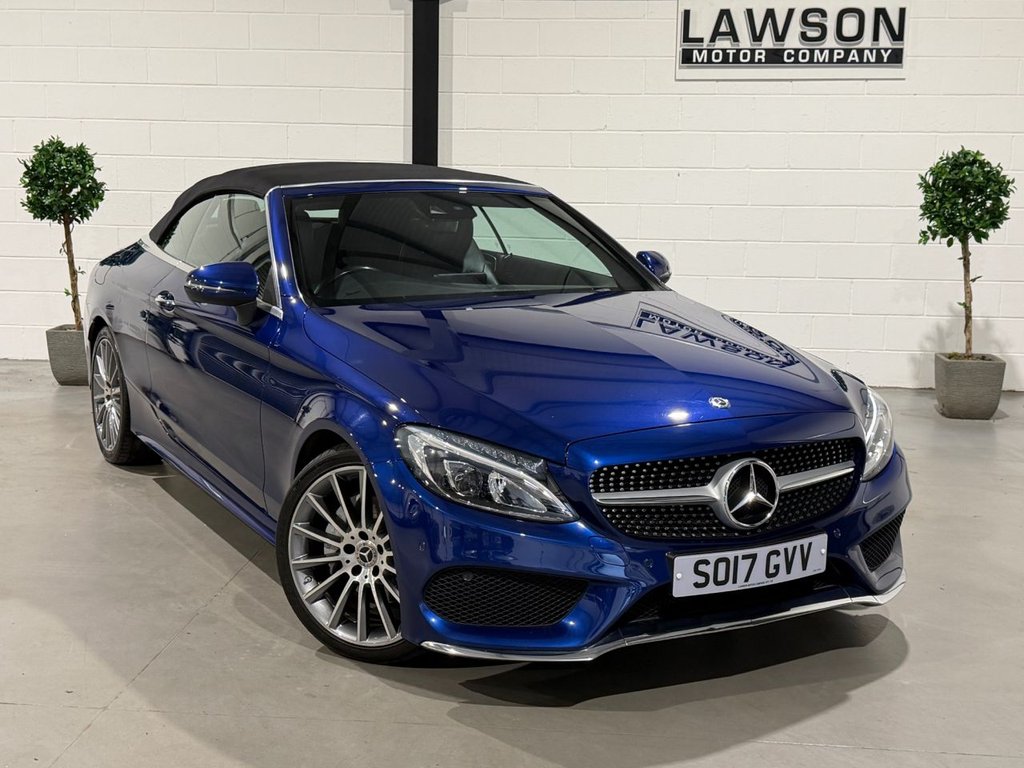 USED 2017 17 MERCEDES-BENZ C CLASS 2.1 C220d AMG Line Cabriolet 2dr Diesel G-Tronic+ Euro 6 (s/s) (170 ps) 