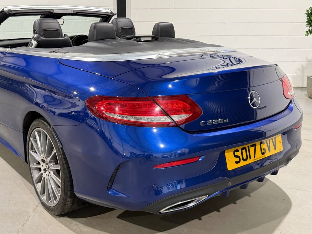USED 2017 17 MERCEDES-BENZ C CLASS 2.1 C220d AMG Line Cabriolet 2dr Diesel G-Tronic+ Euro 6 (s/s) (170 ps) 