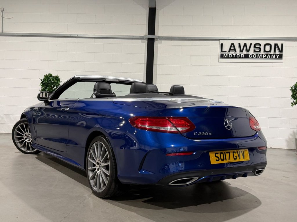 USED 2017 17 MERCEDES-BENZ C CLASS 2.1 C220d AMG Line Cabriolet 2dr Diesel G-Tronic+ Euro 6 (s/s) (170 ps) 