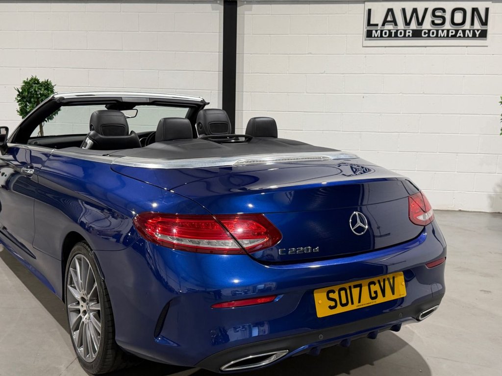 USED 2017 17 MERCEDES-BENZ C CLASS 2.1 C220d AMG Line Cabriolet 2dr Diesel G-Tronic+ Euro 6 (s/s) (170 ps) 