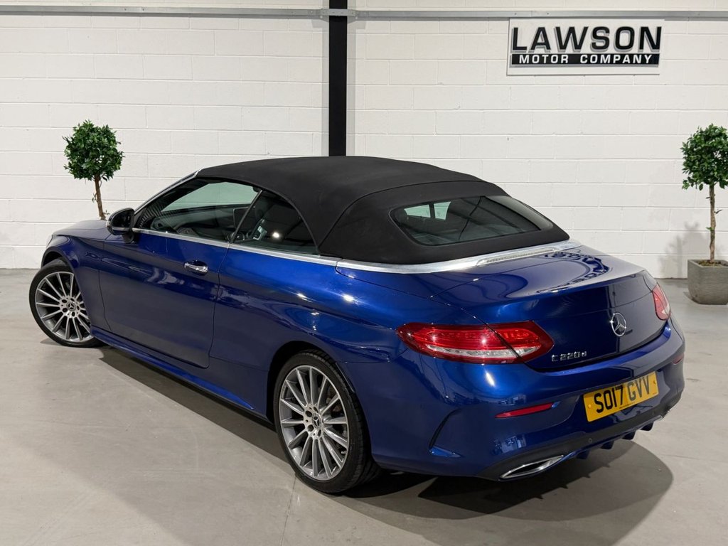 USED 2017 17 MERCEDES-BENZ C CLASS 2.1 C220d AMG Line Cabriolet 2dr Diesel G-Tronic+ Euro 6 (s/s) (170 ps) 