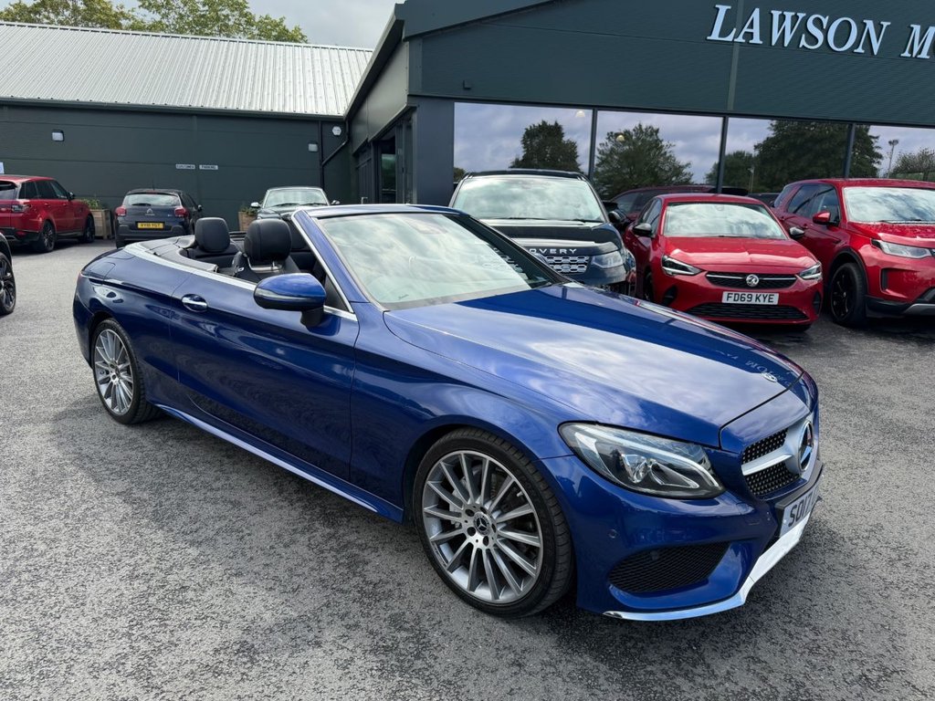 USED 2017 17 MERCEDES-BENZ C CLASS 2.1 C220d AMG Line Cabriolet 2dr Diesel G-Tronic+ Euro 6 (s/s) (170 ps) 