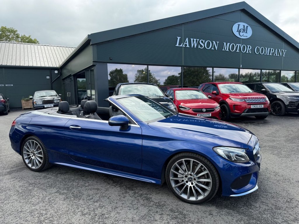 USED 2017 17 MERCEDES-BENZ C CLASS 2.1 C220d AMG Line Cabriolet 2dr Diesel G-Tronic+ Euro 6 (s/s) (170 ps) 