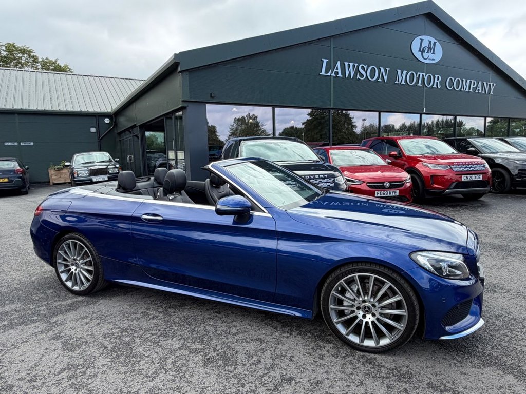 USED 2017 17 MERCEDES-BENZ C CLASS 2.1 C220d AMG Line Cabriolet 2dr Diesel G-Tronic+ Euro 6 (s/s) (170 ps) 