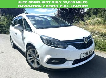 2018 VAUXHALL ZAFIRA TOURER 1.4i Turbo SRi Nav MPV 5dr Petrol Manual Euro 6 (140 ps) &pound;8255.00