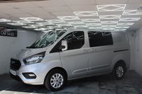 USED 2021 21 FORD TRANSIT CUSTOM 2.0 320 EcoBlue Limited Crew Van Double Cab 5dr Diesel Manual L1 H1 Euro 6 (s/s) (130 ps) 6 MONTH NATIONWIDE WARRANTY