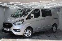 USED 2021 21 FORD TRANSIT CUSTOM 2.0 320 EcoBlue Limited Crew Van Double Cab 5dr Diesel Manual L1 H1 Euro 6 (s/s) (130 ps) 6 MONTH NATIONWIDE WARRANTY