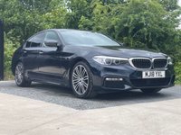 USED 2018 18 BMW 5 SERIES 3.0 530d M Sport Saloon 4dr Diesel Auto Euro 6 (s/s) (265 ps) FRONT AND REAR SENSORS USB