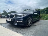 USED 2018 18 BMW 5 SERIES 3.0 530d M Sport Saloon 4dr Diesel Auto Euro 6 (s/s) (265 ps) FRONT AND REAR SENSORS USB