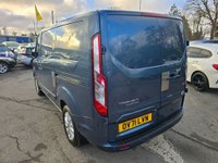 USED 2021 71 FORD TRANSIT CUSTOM Euro 6 hybrid Panel van, 51,864 miles, Automatic Gearbox, Sat Nav, Air Con, Alloys, Heated seats, and Front & Rear sensors. Final price + VAT @20% This 2021 Ford Transit Custom 340 Limited is a standout example, boasting a full service history and having had only one owner from new.  Powered by a 1.0 litre petrol plug in hybrid engine, this Euro 6 compliant model offers an efficient driving experience.  The Limited trim level ensures a well equipped vehicle, featuring Bi-Xenon headlights with LED daytime running lights for enhanced visibility.  Manoeuvring is made simpler with a rear view camera that includes trailer hitch assist, alongsid