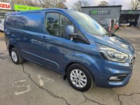 USED 2021 71 FORD TRANSIT CUSTOM Euro 6 hybrid Panel van, 51,864 miles, Automatic Gearbox, Sat Nav, Air Con, Alloys, Heated seats, and Front & Rear sensors. Final price + VAT @20% This 2021 Ford Transit Custom 340 Limited is a standout example, boasting a full service history and having had only one owner from new.  Powered by a 1.0 litre petrol plug in hybrid engine, this Euro 6 compliant model offers an efficient driving experience.  The Limited trim level ensures a well equipped vehicle, featuring Bi-Xenon headlights with LED daytime running lights for enhanced visibility.  Manoeuvring is made simpler with a rear view camera that includes trailer hitch assist, alongsid