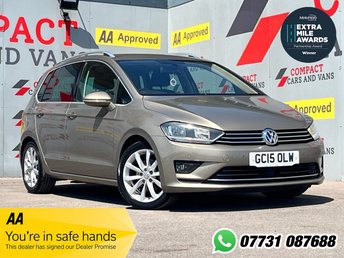 2015 VOLKSWAGEN GOLF SV 1.4 TSI BlueMotion Tech ACT GT MPV 5dr Petrol DSG Euro 6 (s/s) (150 ps) £7995.00