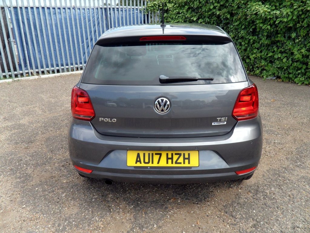 USED 2017 17 VOLKSWAGEN POLO 1.2 TSI BlueMotion Tech Match Edition Hatchback 5dr Petrol DSG Euro 6 (s/s) (90 ps) Lady Owner Full VW History &pound;20Tax