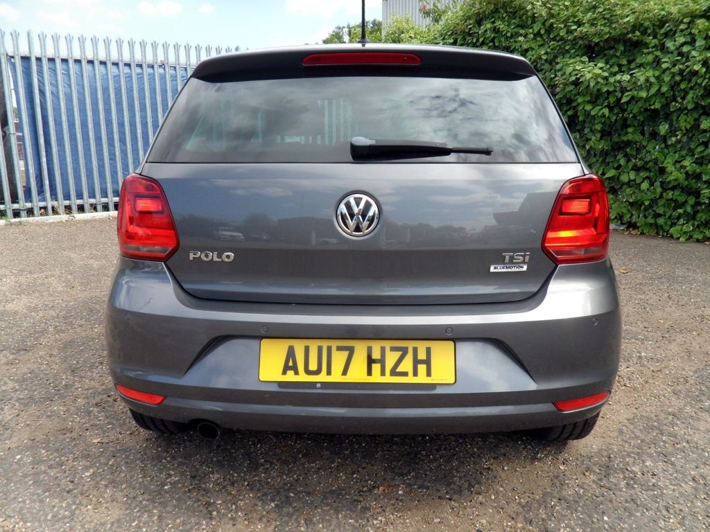 USED 2017 17 VOLKSWAGEN POLO 1.2 TSI BlueMotion Tech Match Edition Hatchback 5dr Petrol DSG Euro 6 (s/s) (90 ps) Lady Owner Full VW History &pound;20Tax