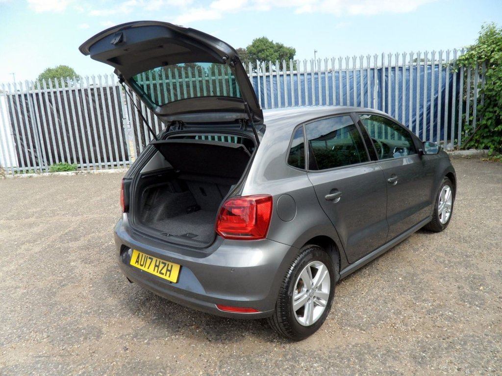 USED 2017 17 VOLKSWAGEN POLO 1.2 TSI BlueMotion Tech Match Edition Hatchback 5dr Petrol DSG Euro 6 (s/s) (90 ps) Lady Owner Full VW History &pound;20Tax