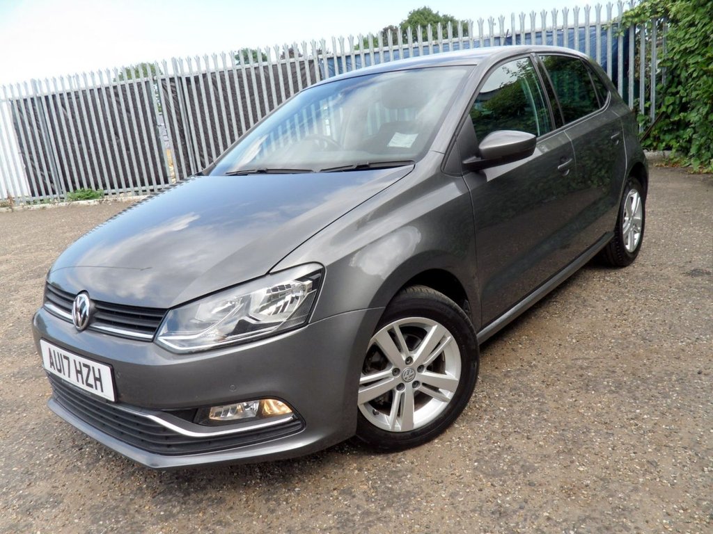 USED 2017 17 VOLKSWAGEN POLO 1.2 TSI BlueMotion Tech Match Edition Hatchback 5dr Petrol DSG Euro 6 (s/s) (90 ps) Lady Owner Full VW History &pound;20Tax