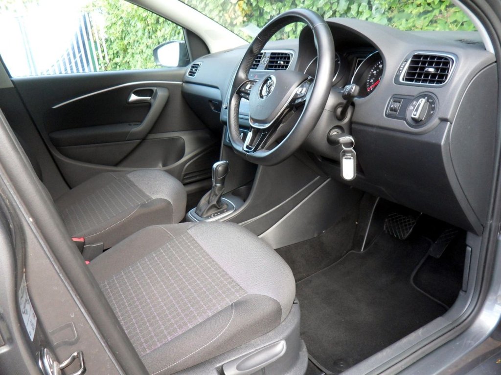 USED 2017 17 VOLKSWAGEN POLO 1.2 TSI BlueMotion Tech Match Edition Hatchback 5dr Petrol DSG Euro 6 (s/s) (90 ps) Lady Owner Full VW History &pound;20Tax