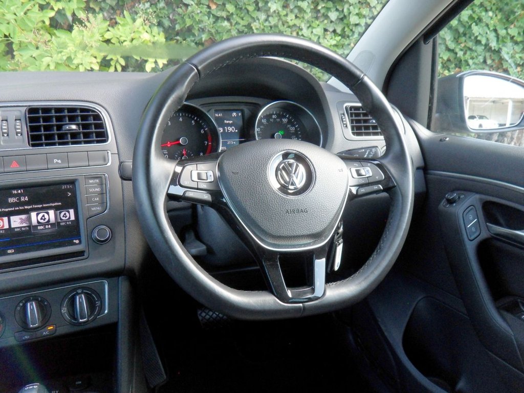 USED 2017 17 VOLKSWAGEN POLO 1.2 TSI BlueMotion Tech Match Edition Hatchback 5dr Petrol DSG Euro 6 (s/s) (90 ps) Lady Owner Full VW History &pound;20Tax
