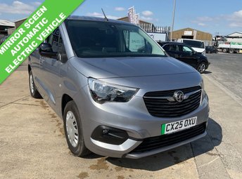2025 VAUXHALL COMBO L1H1 ELECTRIC Auto 134 BHP &pound;13295.00