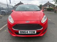 USED 2014 64 FORD FIESTA 1.25 Zetec Hatchback 5dr Petrol Manual Euro 5 (82 ps) 