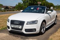 USED 2010 60 AUDI A5 CABRIOLET 2.0 TDI S line Convertible 2dr Diesel Manual Euro 5 (s/s) (170 ps) Heated, Leather Seats, 19in Alloys